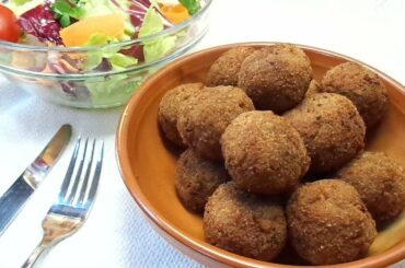 Fried Meatballs Italian style.