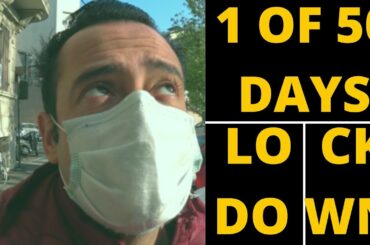 ONE Day OF 50 DAYS-🇮🇹 Corona Virus- Lock Down Italy-Florence