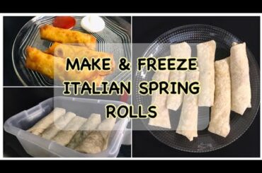 Italian Spring Rolls| Homemade Chicken Veg Spring Rolls| Vegetable and Pasta Rolls| Ramadan Special