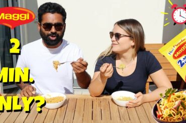 ITALIAN Makes Maggi in Exactly 2 Minutes | Maggi Challenge