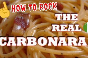 How To Make Real Pasta Carbonara Traditional Recipe