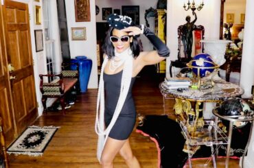 How to Style|latex glove|Fashion Nova Haul|little black dress|Fall 2020|Pearls|Fashionista Professor