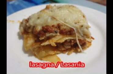 lasania / Lasagne / Lasagna | MUTTON MINCED RECIPE | OMER AND MAMA