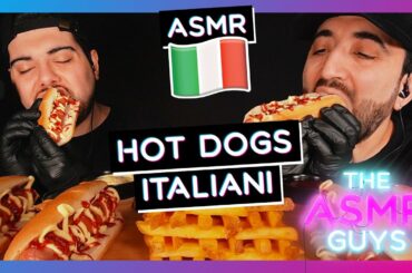🔥 ASMR 🔊 HOT DOGS & PATATINE & NUGGETS NO TALKING MUKBANG 🥘 EATING SOUND RILASSANTE | ITALIANO