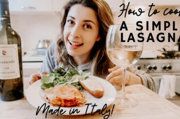 Simple Easy Lasagna Recipe |Made in Italy| Sunday Dinner | Kid Friendly