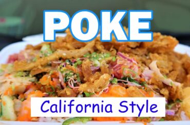 California POKE BOWL | Must Try Foods in Los Angeles | LA Cheap Eats at Its Best!