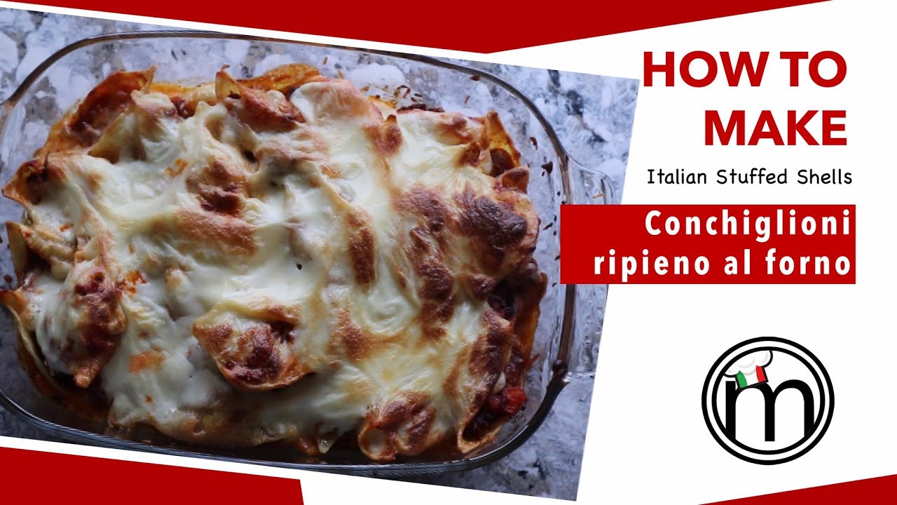 Conchiglioni Ripieni al forno | Italian Stuffed Shells | Conchiglioni Recipe Conchiglioni Ripieni al forno | Italian Stuffed Shells | Conchiglioni Recipe