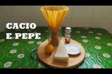 CACIO E PEPE SPAGHETTI - Italian Recipe
