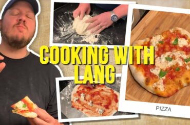 How to Prepare Homemade Pizza + Dough from Scratch | Cooking with Lang