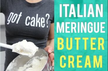 How To Make Yolanda Gampp's famous ITALIAN MERINGUE BUTTERCREAM! The perfect icing for any CAKE!