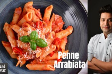 Pasta in Red Sauce or Penne Arrabiata रेड सॉस पास्ता रेसिपी  The K Kitchen Kunal Kapur Tomato Sauce