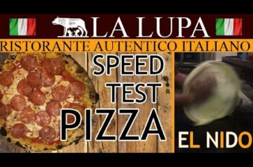 Speed Test Making Pizza Ristorante La Lupa El Nido Corong Corong