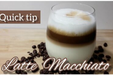 Latte Macchiato Easy Recipe - 3 layers coffee (Italian)
