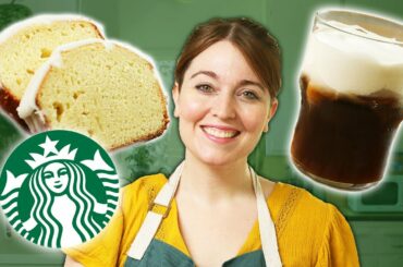 I Recreated My Starbucks Order: Salted Cream Cold Foam Cold Brew And Lemon Loaf • Tasty