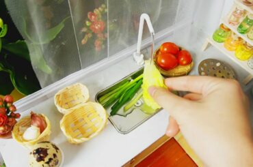 MINIATURE COOKING TOMATO PASTA | REAL KITCHEN SET COOKING MINI FOOD | ミニチュアクッキングトマトパスタ