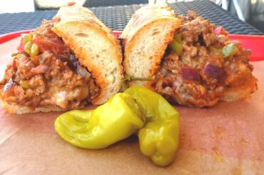 The BEST Italian Sausage and Peppers Sandwich  Homemade Hot Italian Sausage and Links #withme