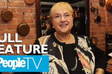 Lidia Bastianich Cooks Spaghetti With Shrimp & Basil, Tours Her Home & Garden | PeopleTV