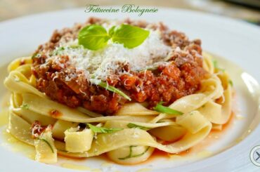 Fettuccine Bolognese – Bruno Albouze – THE REAL DEAL