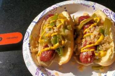 Sweet Italian Sausage on the Weber Master Touch 22" Kettle.