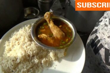 Half Chicken Meals @ 80 Rs Best & Cheapest Lunch in India