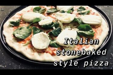THE MOST SIMPLEST ITALIAN STONEBAKED STYLE PIZZA Ramadan day 8! Asmr, sound on.