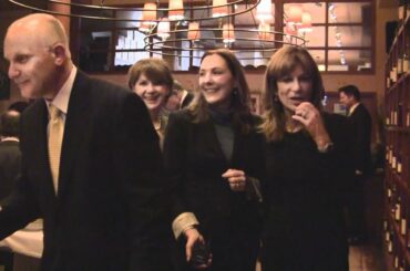 Jenny Ogden and Clients at Italian Wine Merchants Event