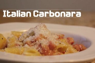 How to make classic Italian Carbonara | Don't make Carbonara with cream | Italian Carbonara