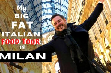 My BIG FAT ITALIAN Food Tour in MILAN Italy (Food & Fashion at Galleria Vittorio Emanuele ii)