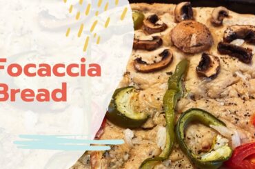 How to make Focaccia Bread at home | Easy Italian Gardenscape Bread Recipe