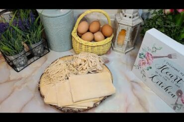 How to Make Pasta With only 3 Ingredient! *Easy