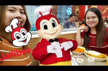 (MUKBANG) Jollibee Yummy Spaghetti + Chicken and Fries