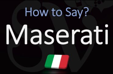 How to Pronounce Maserati? (CORRECTLY) Italian Car Pronunciation