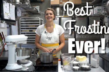 How to make the BEST cake frosting EVER! Italian Meringue Buttercream Recipe