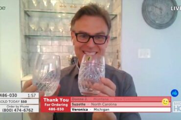 Waterford Crystal Castle Set of 4 (12 oz) Stemless Wine Glasses | Waterford Crystal | ShopHQ | 2020