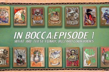 Italy In Bocca episode 1 🍅 What are these rare, funky cardboard cookbooks all about?