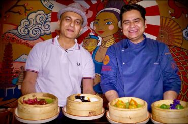 AMAZING VEGGIE COLOURED DUMPLINGS! Tasting 14 Delicious Steamed DUMPLINGS| Steamed DIM SUMS|SRIRACHA