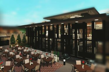 ($1.2M) Fancy Modern Restaurant SpeedBuild - Bloxburg ROBLOX