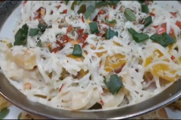 🤩 How to make WHITE SAUCE PASTA at Home 😋 | Housewife's Rasoi