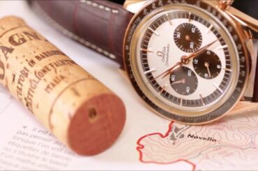 Omega Speedmaster  First Omega in Space Sedna Gold CK2998 / Italian wines Barolo Chianti Barbaresco