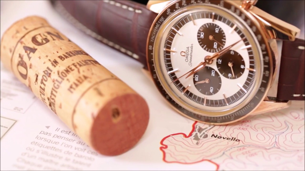 Omega Speedmaster First Omega in Space Sedna Gold CK2998 / Italian wines Barolo Chianti Barbaresco Omega Speedmaster First Omega in Space Sedna Gold CK2998 / Italian wines Barolo Chianti Barbaresco