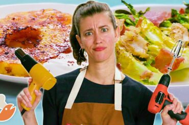 Can This Chef Cook A 3-Course Meal With Power Tools? • Tasty