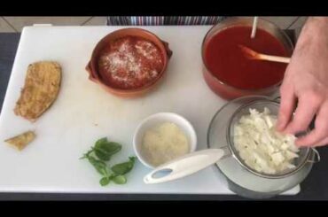 How to make, grandmother Italian parmigiana di melanzane (eggplant parmigiana)