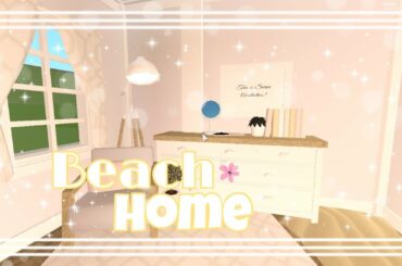 || Beach Family Roleplay Home🌸 || Bloxburg ||