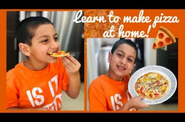 Fun Activity for kids at Home during Quarantine || Learn to make PIZZA
