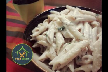 White sauce pasta || Italian Pasta ||  Cheesy & Creamy Chili pasta By Food Resort