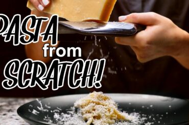 *QUARANTINE FRIENDLY RECIPE* Pasta from Scratch at Home!