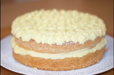 Custard Filled Sponge Cake Recipe - How to Cook Real Italian Food from my Italian Kitchen