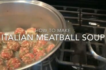 Easy Italian Meatball Soup | SLOW COOKER RECIPE