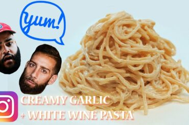 Creamy Garlic + White Wine Pasta Dish | Potluck Live