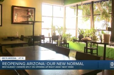 Reopening Arizona restaurants: Our new normal